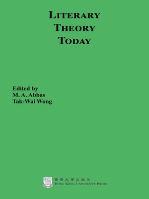 cover image of Literary Theory Today